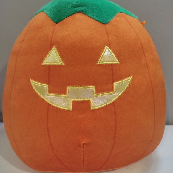 Squishmallows 15" Jack-O’-Lantern Pumpkin "Saul" Plush Halloween 2022 New - Picture 1 of 3
